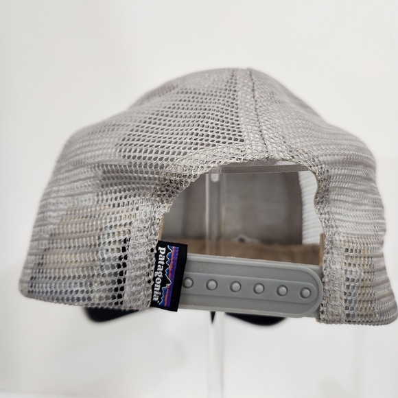 Patagonia Mens Stand Up Trout Trucker Hat One Size Baseball Hat Cap Lived In - Picture 8 of 10